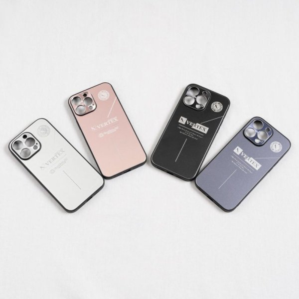 画像1: VERTEX  iPhone CASE BLACK／ヴェルテックス　アイフォーンケース　ブラック　for  iPhone11~15　ALL LINEUP　 (1)