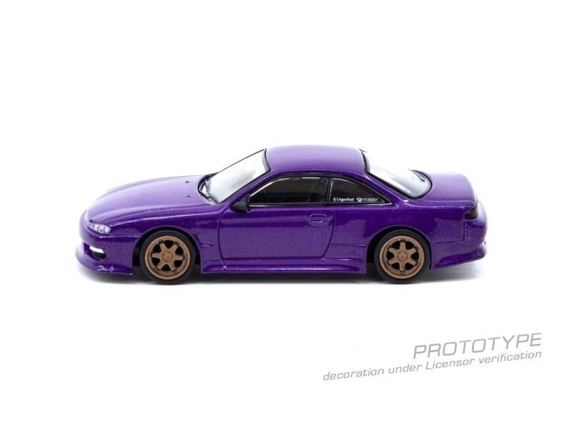 画像4: 1/64　VERTEX RIDGE S14 SILVIA /Purple Metallic(パープルメタリック）TARMAC Works ダイキャスト (4)
