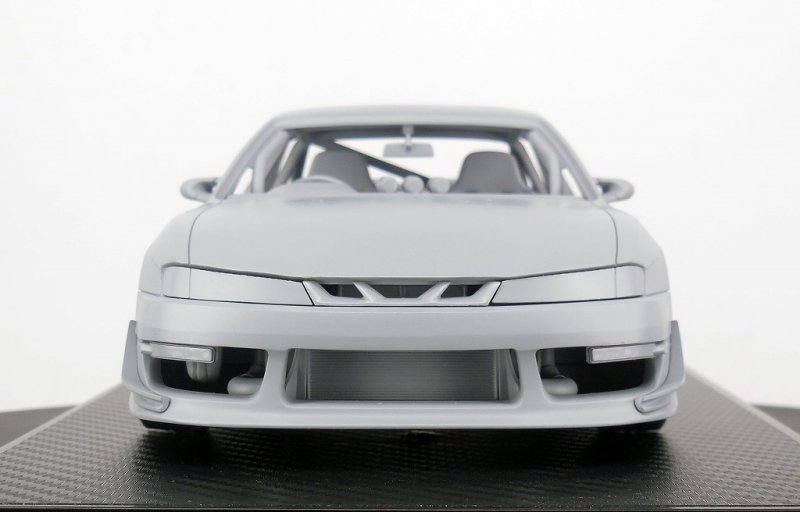 画像10: 【限定・超希少モデル】VERTEX RIDGE S14 SILVIA Pearl White with Engine／S14シルビア後期型エンジン付き（パールホワイト）ワイドボディ仕様（1/18 Scale） (10)