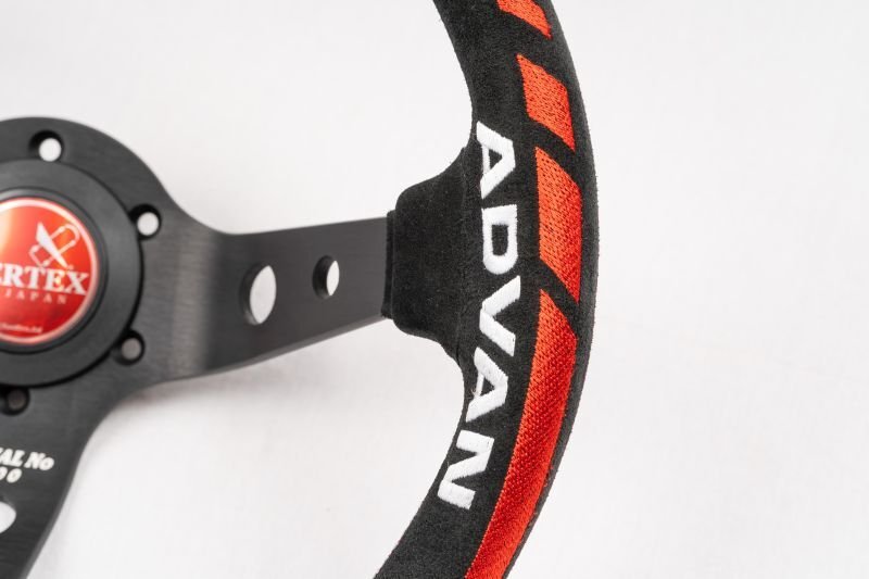 画像9: ADVAN x VERTEX STEERING V2 [世界限定1/300]／ヨコハマタイヤ アドバン　SUEDE（バックスキン）仕様  (9)