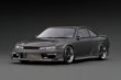 画像1: VERTEX RIDGE S14 SILVIA  Gun Metallic／S14シルビア後期型（ガンメタリック）ワイドボディ仕様（1/18 Scale） (1)