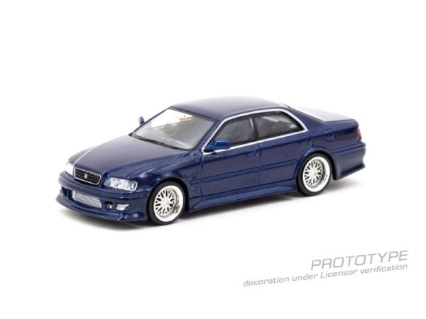 画像4: 1/64  VERTEX Toyota Chaser JZX100 Blue Metallic(ブルメタ)TARMAC Works ダイキャスト (4)