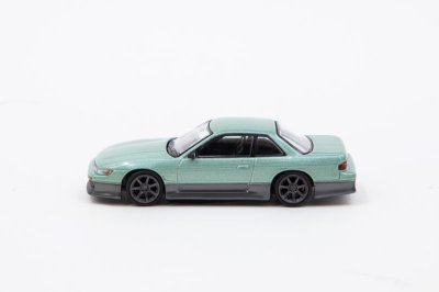 画像3: 【予約・限定】1/64 VERTEX Nissan Silvia S13 Green/Gray（グリーン/グレイ）TARMAC Works ダイキャスト