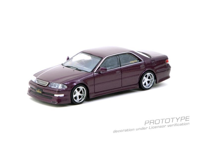 画像1: 【予約・限定】1/64  VERTEX Toyota Mark II JZX100 Purple Metallic （パープルメタ）TARMAC Works ダイキャスト