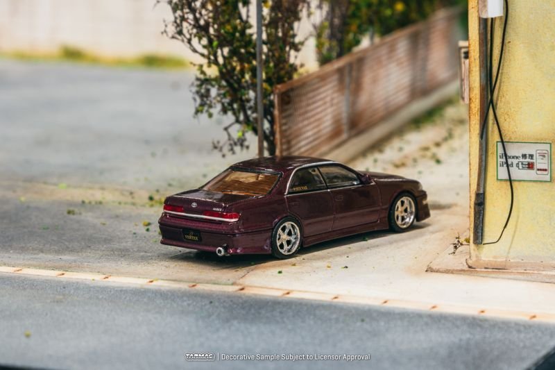画像4: 【予約・限定】1/64  VERTEX Toyota Mark II JZX100 Purple Metallic （パープルメタ）TARMAC Works ダイキャスト (4)