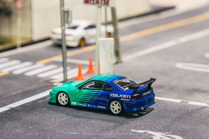 画像3: 【予約・限定】1/64　VERTEX RIDGE NISSAN S15 SILVIA  FALKEN/TARMAC Works ダイキャスト (3)
