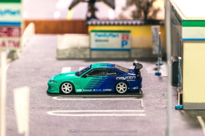 画像2: 【予約・限定】1/64　VERTEX RIDGE NISSAN S15 SILVIA  FALKEN/TARMAC Works ダイキャスト (2)
