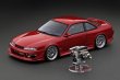 画像1: 【限定・超希少モデル】VERTEX RIDGE S14 SILVIA／S14シルビア後期型（レッド）ワイドボディ仕様（1/18 Scale） (1)