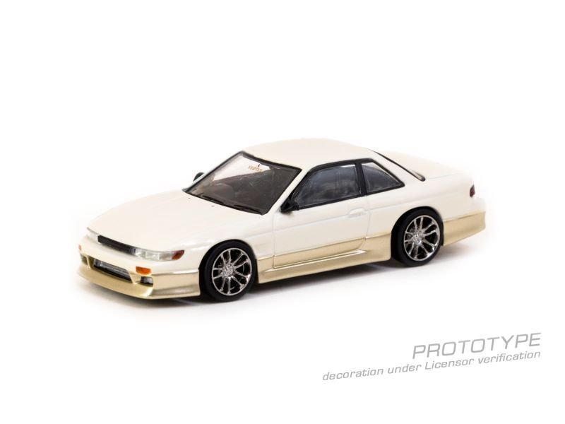 画像5: 1/64 VERTEX Nissan Silvia S13 White/Gold（ホワイト/ゴールド）TARMAC Works ダイキャスト (5)