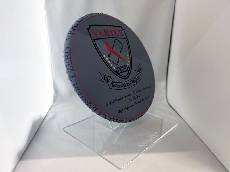 画像3: VERTEX Steering cover TYPE-2 GRAY（ヴェルテックス ステアリングカバー　グレー） (3)