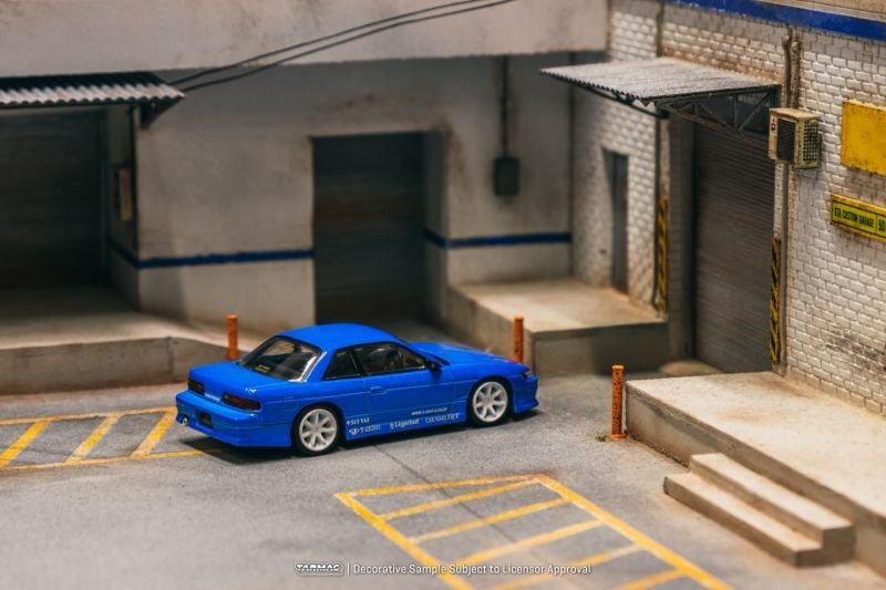 画像3: 【限定】1/64 VERTEX Nissan Silvia S13 BLUE Metallic TOYO TIRES（ブルメタ）TARMAC Works ダイキャスト (3)