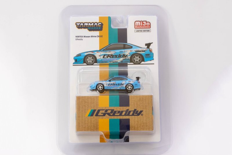 画像6: 【予約・限定】1/64 VERTEX Nissan Silvia S15 Greddy（MiJO Limited BLISTER CARD）TARMAC Works ダイキャスト (6)