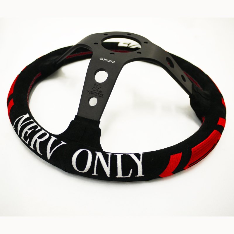 画像4: エヴァンゲリオンレーシングステアリング/03 NERV MODEL[世界限定１００本]  (4)