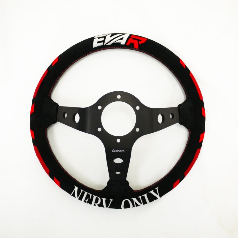 画像2: エヴァンゲリオンレーシングステアリング/03 NERV MODEL[世界限定１００本]  (2)