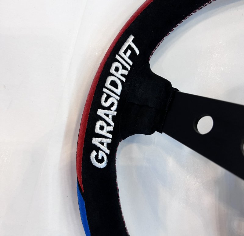 画像9: VERTEX x GARASI DRIFT Collabo Steering SUEDE（ヴェルテックス ガレージドリフトステアリング　スエード） (9)