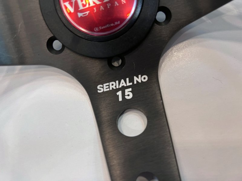 画像1: VERTEX x GARASI DRIFT Collabo Steering SUEDE（ヴェルテックス ガレージドリフトステアリング　スエード）