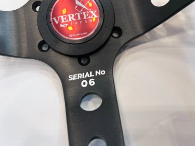 画像1: VERTEX x GARASI DRIFT Collabo Steering Leather（ヴェルテックス ガレージドリフトステアリング　レザー）