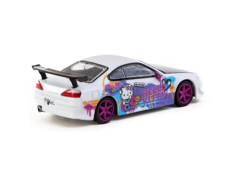 画像6: 【限定・日本未発売モデル】1/64 VERTEX Nissan Silvia S15 Hello Kitty Special Limited Edition (T64G-023-HK)TARMAC Works ハローキティ スペシャルリミテッドエディション (6)
