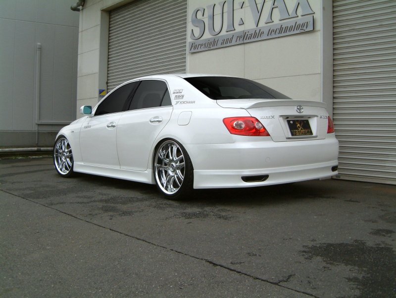 画像2: 【VERTEX】GRX120.121 MARK X（マークX）エキゾーストガーニッシュ（FRP） (2)