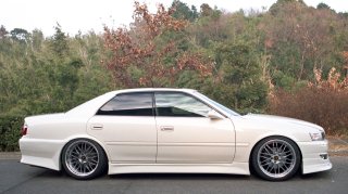 チェイサー JZX93 90 純正 サイドステップ エアロ 中古 ファイナルコネクション FRP製 サイドステップ TOYOTA 90系
