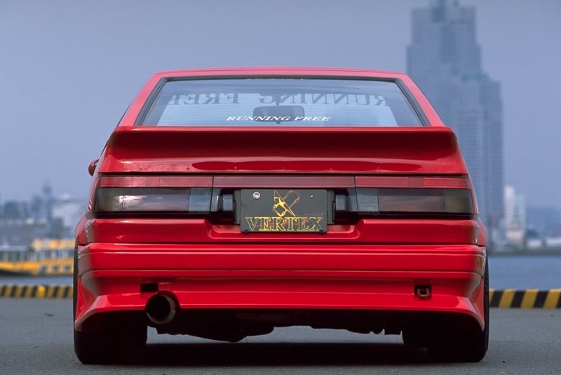 画像1: 【VERTEX】AE86 TRUENO（ハチロク トレノ）Rear Bumper（リヤバンパースポイラー） (1)