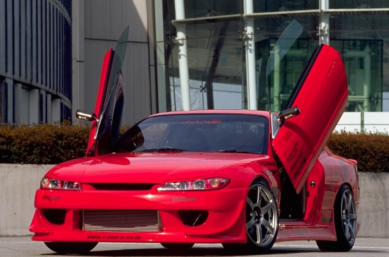 画像1: 【VERTEX LANG】S15 SILVIA(15シルビア)Front Bumper CANARDS(カナード)