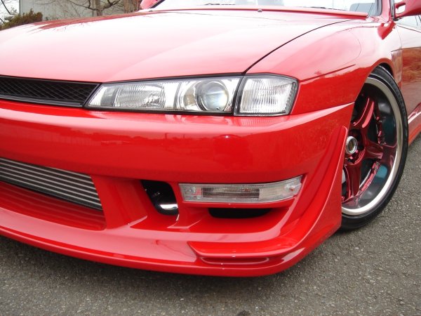 画像1: 【VERTEX LANG】S14 SILVIA Kouki（１４シルビア後期）Bumper Canard（カナード） (1)