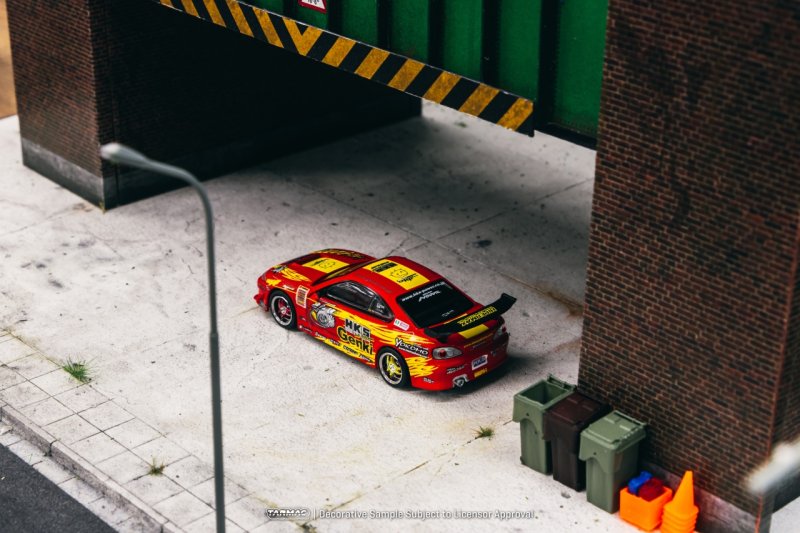 画像2: 1/64　VERTEX RIDGE S15 HKS Hyper Silvia RS-2　Red Chrome Special Edition/TARMAC Works ダイキャスト (2)