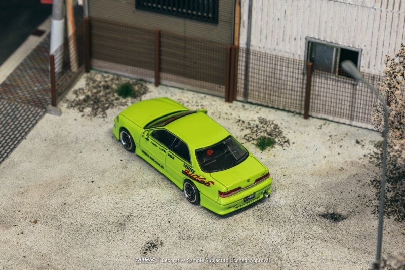 画像8: 1/64　VERTEX JZX100 MARK2　Light Green Special Edition/TARMAC Works ダイキャスト (8)