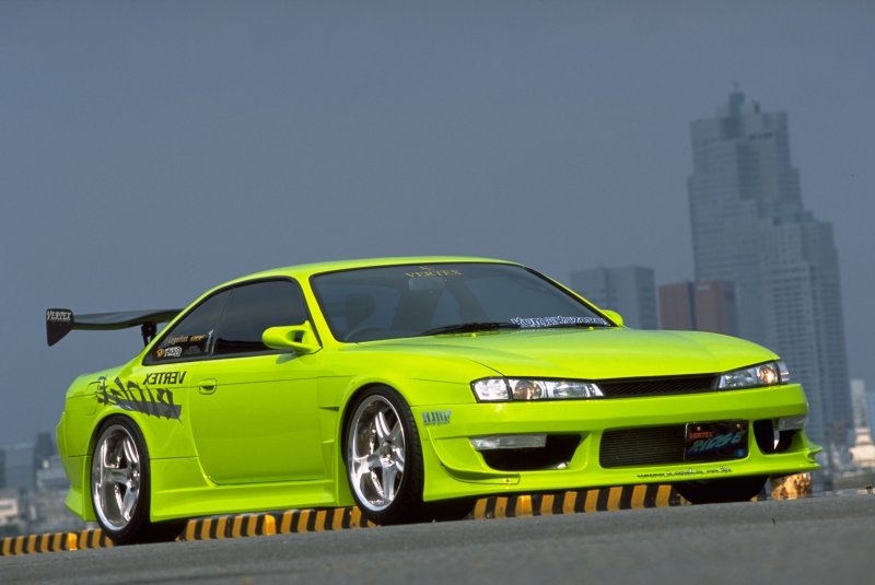 画像1: 【VERTEX RIDGE】S14 SILVIA Kouki (１４シルビア後期）Front Bumper Canard（バンパーカナード） (1)