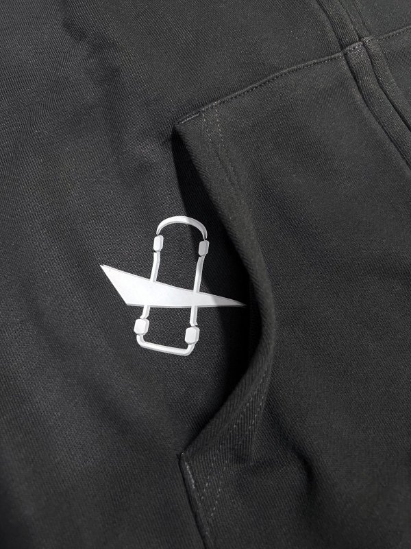 画像5: VERTEX KaleidoQueen Zip Hoodie Black（ヴェルテックス カレイドクイーン ジップパーカー）　 (5)