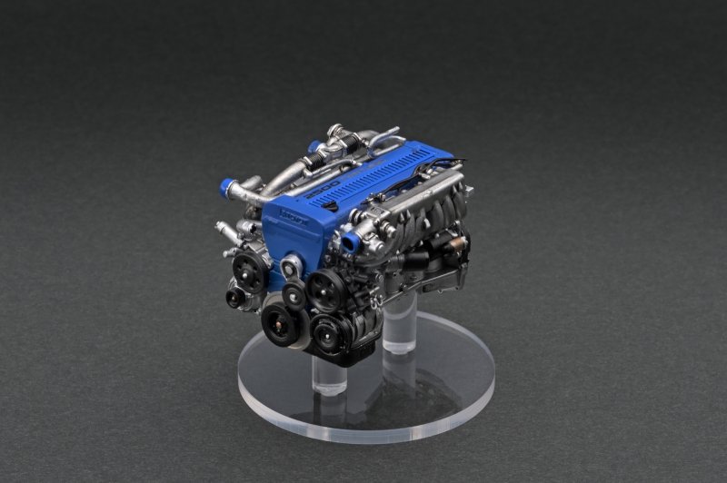 画像2: Ignition Model 1/18　VERTEX JZX100 Chaser Blue Metallic With Engine／ヴェルテックス ＪＺＸ１００チェイサー（ブルメタ）+エンジン／60台限定 (2)