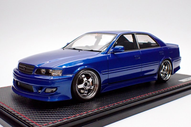 画像13: Ignition Model 1/18　VERTEX JZX100 Chaser Blue Metallic With Engine／ヴェルテックス ＪＺＸ１００チェイサー（ブルメタ）+エンジン／60台限定 (13)