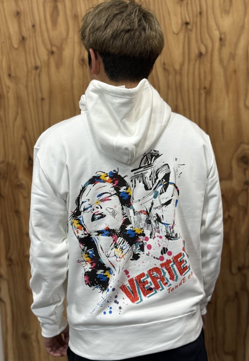 画像5: VERTEX KaleidoQueen Pullover Hoodie WHITE（ヴェルテックス カレイドクイーン プルオーバーパーカー）　 (5)