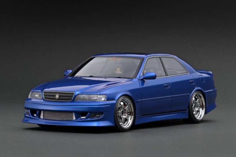 画像4: Ignition Model 1/18　VERTEX JZX100 Chaser Blue Metallic With Engine／ヴェルテックス ＪＺＸ１００チェイサー（ブルメタ）+エンジン／60台限定 (4)