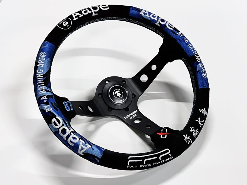 画像1: APE × FFR × VERTEX STEERING SUEDE[生産本数60本／販売本数50本／シリアルナンバー入り]  (1)
