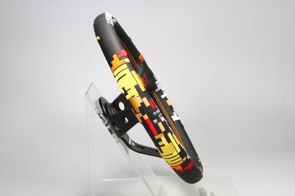 画像3: SHIBATA MOTOR SPORT ステアリング KOUDAI Version (DEEP Type)[蕎麦切　広大モデル／売本数31本／シリアルナンバー入り]  (3)