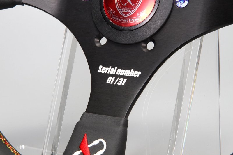 画像8: SHIBATA MOTOR SPORT ステアリング KOUDAI Version (FLAT Type)[蕎麦切　広大モデル／売本数20本／シリアルナンバー入り]  (8)