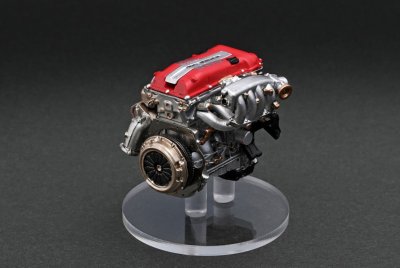 画像3: Ignition Model 1/18　VERTEX S13 SILVIA White/Gold With Engine／ヴェルテックス Ｓ１３シルビア　ホワイト/ゴールド）+エンジン／50台限定