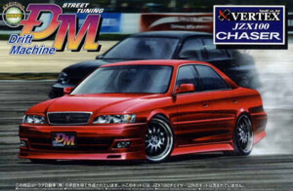 画像1: [VERTEX JZX100 CHASER]後期型 No13 ドリフトマシンシリーズ　１／２４スケール プラモデル   (1)