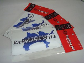 KANAGAWA-STYLE／神奈川スタイルステッカー イエロー