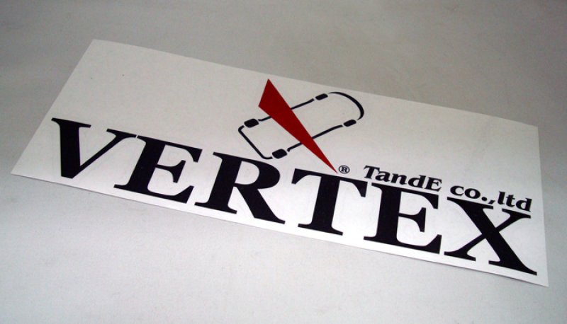 画像1: ＷＥＢイベント限定販売！VERTEXステッカー／Attack　ブラッククローム！ (1)