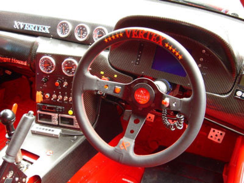 画像2: VERTEX ステアリング 「10STARS（テンスター）BLUE」 90mmDEEP