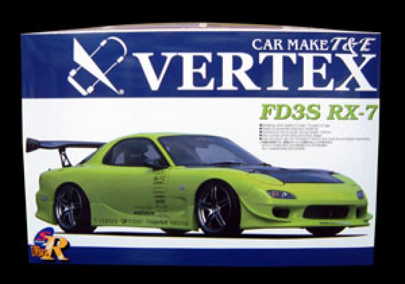 画像1: [VERTEX FD3S RX-7]ＳパッケージVｅｒＲ No８３　１／２４スケール プラモデル  (1)