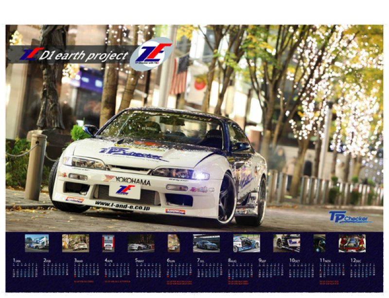 画像1: TP Checker with T&E ポスターカレンダー　S14 (1)