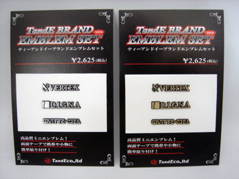 画像1: ＭＩＮＩ EMBLEM　CONCEPT-E（ミニエンブレム　コンセプトＥ） (1)