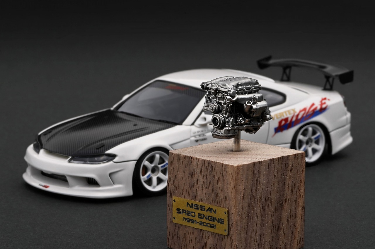 1/43　VERTEX EDGE S15 SILVIA /WHITE　With Engine（IG2134）世界限定80台