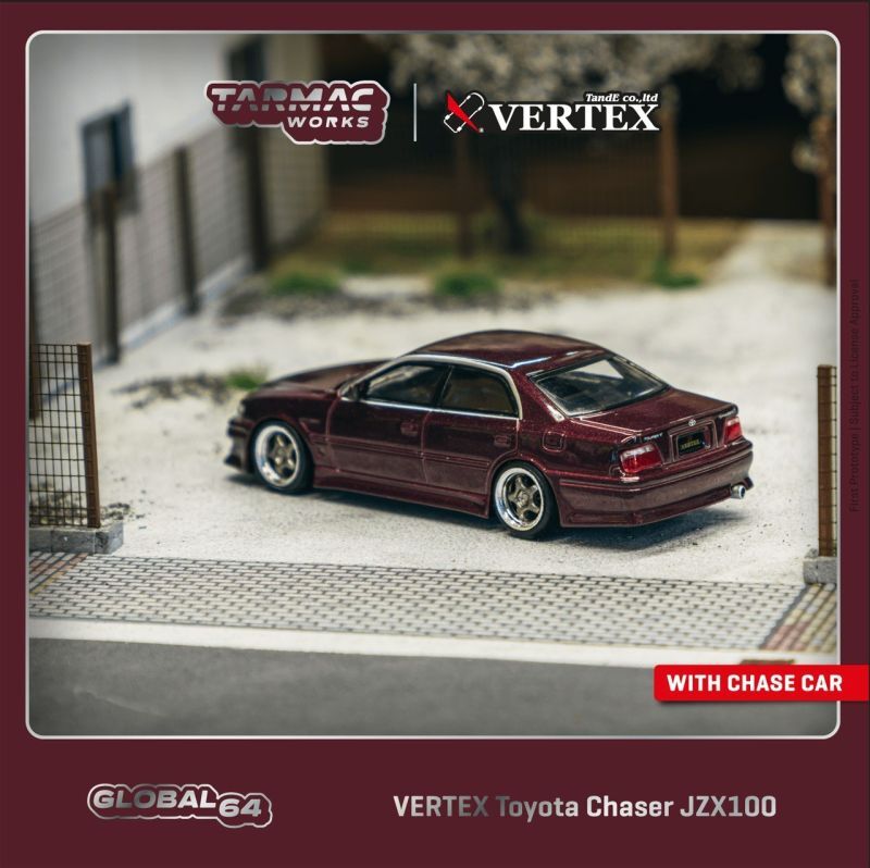 ターマックワークス １／６４スケール VERTEX、100チェイサー、CHASER