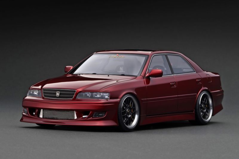 Ignition Model 1/18 VERTEX JZX100 Chaser Red Metallic／ヴェルテックス １００チェイサー（レッドメタリック）1/18 Scale